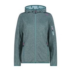 Bluza damska turystyczna CMP 30H5856. Zielone bluzy damskie CMP, xl, bez wzorów, bez kaptura, trekkingowe. Za 274.00 zł.