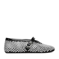 Baleriny Eva Minge. Szare baleriny damskie Eva Minge, bez wzorów, bez obcasa. Za 349.99 zł.