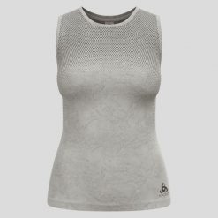 Koszulka damska bez rękawów Odlo PERFORMANCE LIGHT - RAIN DYE BL TOP crew neck. Zielone koszulki sportowe damskie Odlo, xs, bez wzorów, z elastanu, bez kołnierzyka, bez ramiączek, do biegania. Za 189.55 zł.