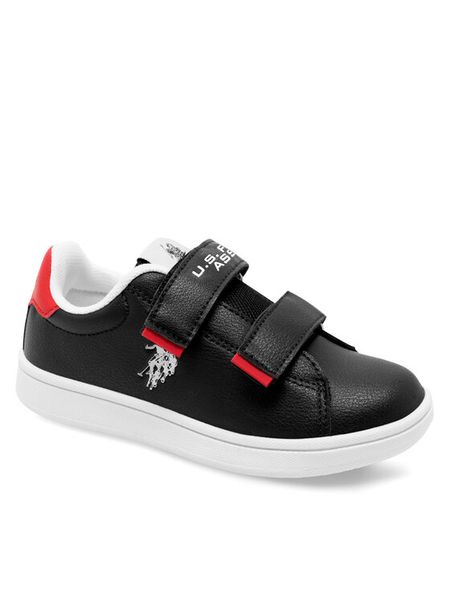 U.S. Polo Assn. Sneakersy TRACE002 Czarny. Czarne buty sportowe chłopięce U.S. Polo Assn., bez wzorów, ze skóry, bez zapięcia. Za 159.99 zł.