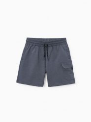Mayoral Szorty sportowe 3208 Szary Regular Fit. Szare szorty dla chłopców Mayoral, bez wzorów, z bawełny, sportowe. Za 99.99 zł.