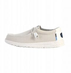 HEY DUDE Hey Dude Wally Sport Mesh 40403-100 Beżowe 46. Brązowe trampki męskie Hey dude, bez wzorów, z meshu, sportowe, bez zapięcia. Za 320.14 zł.