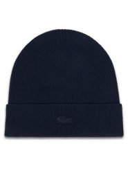 Lacoste Czapka RB5983 Granatowy. Niebieskie czapki i kapelusze damskie Lacoste, na zimę, bez wzorów, z wełny. Za 284.99 zł.
