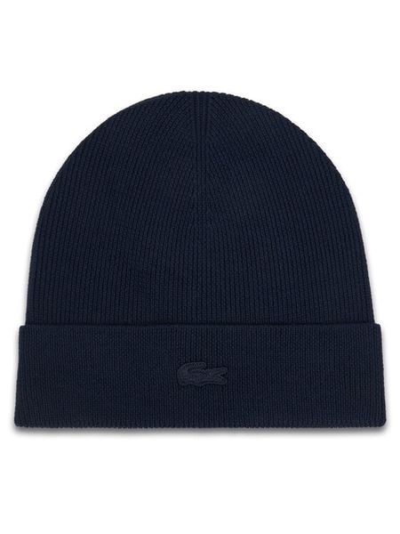 Lacoste Czapka RB5983 Granatowy. Niebieskie czapki i kapelusze damskie Lacoste, na zimę, bez wzorów. Za 284.99 zł.