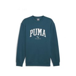 Męska bluza PUMA SQUAD PUMA Cold Green. Zielone bluzy sportowe męskie Puma, m, bez wzorów, z dzianiny, bez kaptura, na fitness i siłownię. Za 265.75 zł.