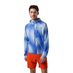 Windbreaker Rossignol Sidelhorn. Niebieskie kurtki męskie Rossignol, bez wzorów, z softshellu, sportowe, bez kaptura. Za 439.99 zł.