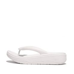 Sandały damskie FitFlop Relieff. Czarne sandały damskie FIT FLOP, bez wzorów, z gumy, bez obcasa, bez zapięcia. Za 309.80 zł.