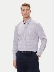 Tommy Hilfiger Koszula MW0MW39459 Różowy Regular Fit. Czerwone koszule męskie Tommy Hilfiger, m, bez wzorów, z bawełny, bez kołnierzyka, bez ramiączek. Za 299.99 zł.