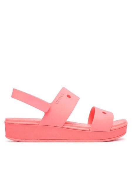 Crocs Sandały Brooklyn 212708 Różowy. Czerwone sandały dziewczęce Crocs, z tworzywa sztucznego, bez zapięcia. Za 152.99 zł.