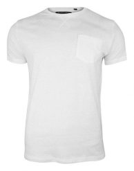 T-Shirt Szary z Kieszonką, Koszulka Bez Nadruku -Brave Soul- Męski, Okrągły Dekolt. Szare t-shirty męskie Brave Soul, na lato, l, bez wzorów, z bawełny, casualowe, bez kołnierzyka. Za 45.00 zł.