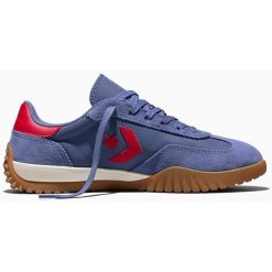 Buty sportowe męskie Converse Run Star Trainer. Niebieskie trampki męskie Converse, bez wzorów, z zamszu, retro, bez zapięcia. Za 590.00 zł.