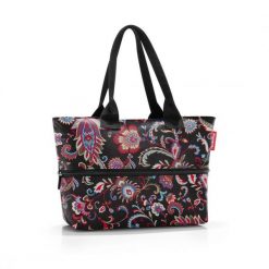 Torba shopper e1, paisley black. Czarne torby i plecaki dziecięce Reisenthel, duże. Za 172.90 zł.