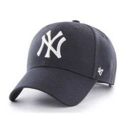 Czapka z daszkiem 47 Brand MLB New York Yankees MVP SNAPBACK. Niebieskie czapki i kapelusze męskie MAJOR LEAGUE BASEBALL, bez wzorów. Za 109.99 zł.