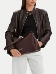 Nine West Torebka CEO-CRYSTAL POISE-JH7438 Brązowy. Brązowe torebki do ręki damskie Nine West, bez wzorów, ze skóry, bez dodatków. Za 249.99 zł.