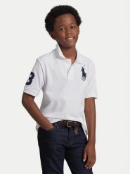 Polo Ralph Lauren Polo 323670257006 Biały Regular Fit. Białe t-shirty dla chłopców Polo Ralph Lauren, bez wzorów, z bawełny, bez ramiączek. Za 429.99 zł.