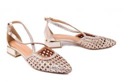 GIOSEPPO 75560 Brillion platinum, czółenka damskie. Żółte czółenka damskie Gioseppo, bez wzorów, z gumy, bez obcasa, na obcasie, bez zapięcia. Za 344.17 zł.