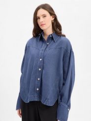 BOSS Orange Bluza Kobiety Bawełna niebieski, XS. Niebieskie bluzy damskie Boss Orange, xs, bez wzorów, z bawełny, bez kaptura. Za 599.95 zł.