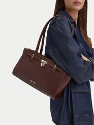 Nine West Torebka EO-GOLDEN FRAME-LDA9424 Brązowy. Brązowe torebki do ręki damskie Nine West, bez wzorów, ze skóry, bez dodatków. Za 279.99 zł.