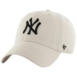 Czapka z daszkiem męska New York Yankees MLB Clean Up Cap. Brązowe czapki i kapelusze męskie 47 Brand, bez wzorów, z bawełny. Za 138.95 zł.