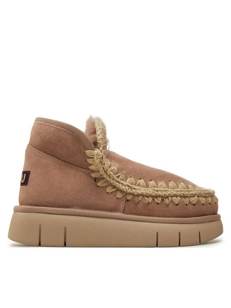 Mou Śniegowce Eskimo Bounce Sneaker FW531009A Beżowy. Brązowe śniegowce i trapery damskie Mou, ze skóry. Za 1,049.00 zł.