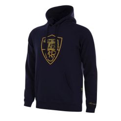 Bluza z kapturem AS Roma Heritage Niebieski. Niebieskie bluzy męskie COPA FOOTBALL, l, bez wzorów, z kapturem. Za 381.61 zł.