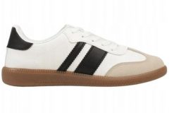 Buty sportowe trampki halówki sneakersy damskie na halę salę w-f fitness 38. Obuwie sportowe damskie Apawwa, bez wzorów, sportowe, bez zapięcia. Za 79.00 zł.