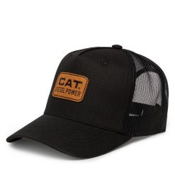 Czapka z daszkiem CAT Footwear. Czarne czapki i kapelusze damskie CAT Footwear, bez wzorów. Za 109.99 zł.