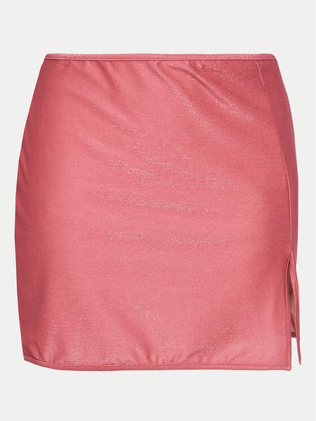 Guess Spódnica mini E5GD07 KC632 Różowy Regular Fit. Czerwone spódnice damskie Guess, xl, z aplikacjami, z syntetyku, mini. Za 159.99 zł.
