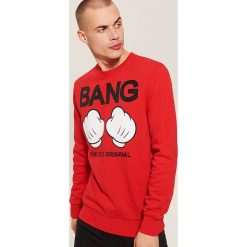 Bluza Mickey Mouse - Czerwony. Czerwone bluzy męskie House, z motywem z bajki. Za 99.99 zł.