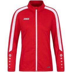 Poliestrowa bluza dresowa Jako Power. Czerwone bluzy męskie Jako, xl, bez wzorów, z dresówki, z kapturem. Za 325.00 zł.