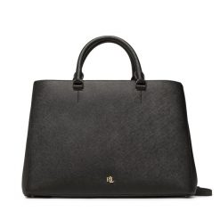 Torebka LAUREN RALPH LAUREN. Czarne torebki do ręki damskie Lauren Ralph Lauren, bez wzorów, bez dodatków. Za 1,019.00 zł.