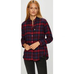 Levi's - Koszula. Brązowe koszule damskie Levi's, w kratkę, z bawełny, casualowe, z klasycznym kołnierzykiem, z długim rękawem. Za 279.90 zł.
