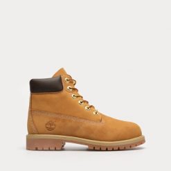 TIMBERLAND 6 In Premium Waterproof Boot Trapery damskie. Brązowe śniegowce i trapery damskie Timberland, z materiału. W wyprzedaży za 559.99 zł.
