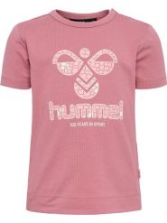 T-shirt dla dziewczynki Hummel Talya. Czerwone t-shirty i topy dla dziewczynek Hummel, bez wzorów, z bawełny, bez ramiączek. Za 128.00 zł.