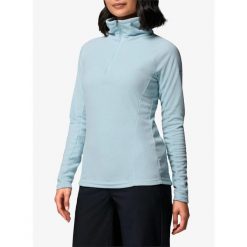 Bluza damska bez kaptura Columbia Glacial IV 1/2 Zip. Niebieskie bluzy sportowe damskie Columbia, bez wzorów, bez kaptura, trekkingowe. Za 173.19 zł.