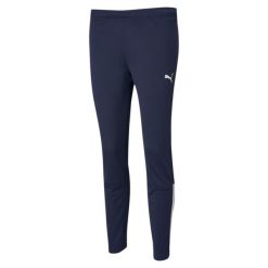 Spodnie damskie Puma Team Liga Training. Białe spodnie sportowe damskie Puma, l, bez wzorów, z materiału, do piłki nożnej. Za 158.00 zł.