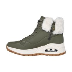 Buty sportowe zimowe damskie Skechers Uno Rugged. Czarne obuwie sportowe damskie Skechers, bez wzorów. Za 369.00 zł.