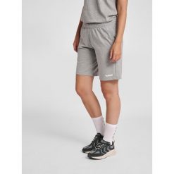 Spodenki bawełniane sportowe damskie Hummel Go Cotton Bermuda Shorts Woman. Szare szorty sportowe damskie Hummel, xs, bez wzorów, z bawełny, klasyczne, z standardowym stanem, do piłki ręcznej. Za 150.90 zł.