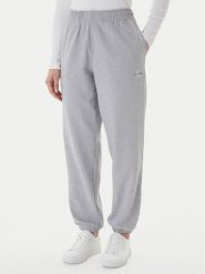 Calvin Klein Jeans Spodnie dresowe Foil Monologo LV047E826G Szary Regular Fit. Szare jeansy damskie Calvin Klein Jeans. Za 409.99 zł.
