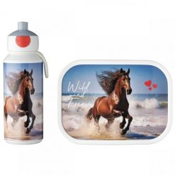Lunch set campus wild horse 107410165401. Torby i plecaki dziecięce Mepal, z materiału. W wyprzedaży za 114.90 zł.