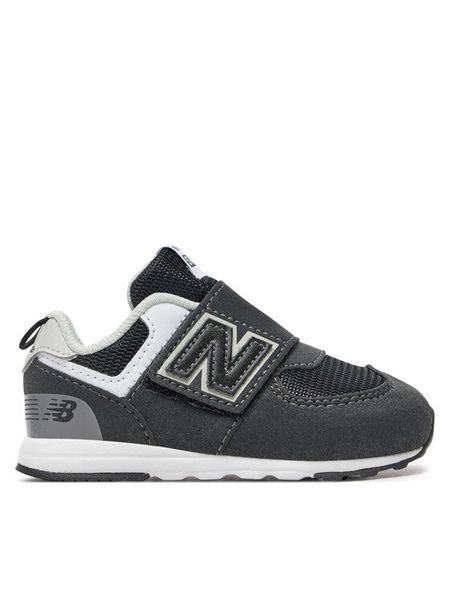 New Balance Sneakersy NW574BK Czarny. Czarne buty sportowe dziewczęce New Balance, bez wzorów, ze skóry, bez zapięcia. Za 180.99 zł.