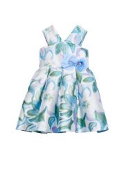 Abel & Lula Sukienka elegancka 5052 Kolorowy Regular Fit. Sukienki dla dziewczynek Abel & Lula, bez wzorów, z syntetyku, eleganckie, bez ramiączek. Za 399.99 zł.