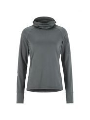 Craft SubZ Thermal Hood W – ocieplana bluza z kapturem i zintegrowaną. Szare bluzy sportowe damskie Craft, l, bez wzorów, z dżerseju, z kapturem, do biegania. Za 306.00 zł.
