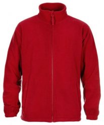 Czerwony POLAR (Bluza) Męski bez Kaptura -JANPOL- Lekki, Zapinany na Zamek, na Stójce, Ciepły. Czerwone bluzy męskie Janpol, na jesień, l, bez wzorów, z polaru, bez kaptura. Za 137.00 zł.