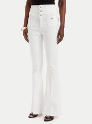 Guess Jeansy W6GA14 D0857 Kremowy Slim Fit. Białe jeansy damskie Guess. Za 614.99 zł.