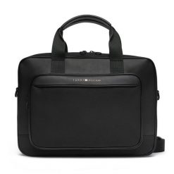 Torba na laptopa Tommy Hilfiger. Czarne torby na laptopa męskie Tommy Hilfiger, bez wzorów. Za 419.99 zł.