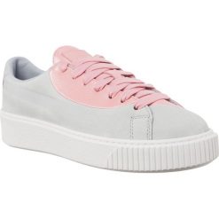 Puma Basket Platform Valentine Grey Dawn. Czerwone trampki i tenisówki damskie Puma, bez wzorów, z gumy, bez zapięcia. W wyprzedaży za 339.00 zł.