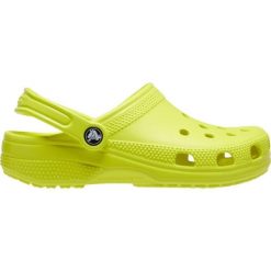 Klapki dla dorosłych Crocs Classic. Żółte skarpety damskie Crocs, bez wzorów. Za 154.00 zł.