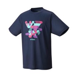 Koszulka tenisowa męska z krótkim rękawem Yonex Uni T-shirt Practice. Niebieskie koszulki sportowe męskie YONEX, m, bez wzorów, bez kołnierzyka, bez ramiączek, tenisowe. Za 120.00 zł.
