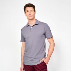 Koszulka polo do golfa z krótkim rękawem męska Inesis MW100. Buty sportowe męskie INESIS, z bawełny, bez zapięcia, na golfa. Za 34.99 zł.